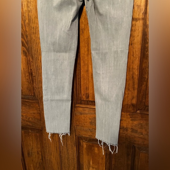 Rag & Bone Women’s Light Grey Ankle Skinny Raw Hem Jean Size 30 - Picture 5 of 9